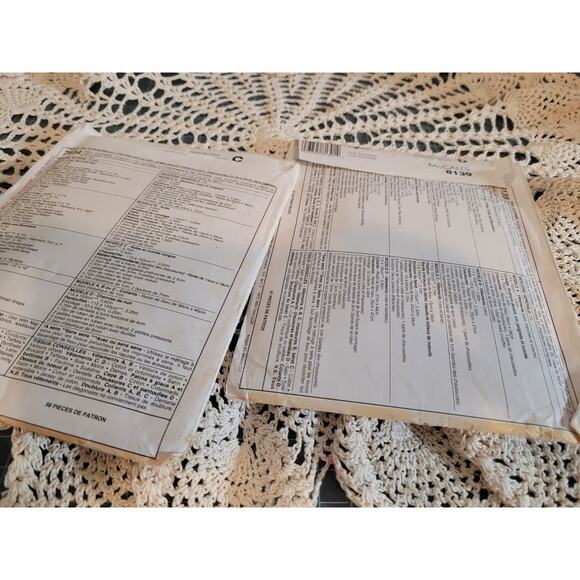 2 Betsy McCall Patterns 8139 amd7934, 18" Doll Outfits - Picture 4 of 5